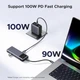 USB-Хаб UGREEN Uno 6 in 1 USB-C Hub with 10Gbps USB-C & USB-A Data Ports 4K@60Hz HDMI Grey (CM888) - зображення 6