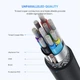 Дата кабель UGREEN Micro B to USB C Hard Drive Cables 0.25 м Black (US312) - изображение 7