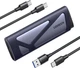 Внешний корпус для жесткого диска UGREEN M.2 NVMe SATA SSD 10Gbps USB 3.2 Gen 2 to NVME PCI-E SATA (CM767) - изображение 1