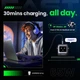 Зарядний пристрій мережевий Ugreen Nexode Uno 65 W USB C Charger Block Robot Design Black (CD361) - зображення 3