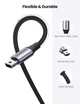 Кабель Ugreen Mini USB to USB в нейлоновой оплетке 2 м Black (US375) - изображение 4