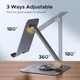 Подставка настольная Ugreen универсальная для планшета Aluminum Alloy 360° Rotation Desktop Tablet Stand Gray (LP894) - изображение 4