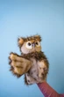М'яка іграшка на руку Hansa серія Puppet Сова 34х29 см - изображение 6