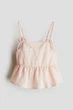 Топ H&M 1275146 164см рожевий - изображение 1