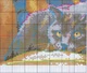 Набір для вишивання за нанесеною на канву схемою "Black cat". AIDA 14CT printed, 28*16 см - зображення 3