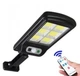Уличный светильник фонарь аккумуляторный Solar Sensor Light BK-240-SMD-B с пультом на солнечной батарее - изображение 1