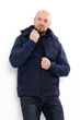Чоловіча стьобана жилетка та коміром-стійкою (плюс сайз) NoBrand 50 Темно-синій (p-19212-227802) - зображення 1