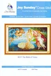 Набір для вишивання за нанесеною на канву схемою "The Birth of Venus". AIDA 14CT printed 110*71 см - зображення 3