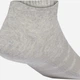 Набор женских носков коротких хлопковых Adidas KC9629 37-39 3 пары Черный/Серый/Белый (4068821161047) - изображение 4