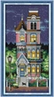Набор для вышивания по нанесённой на канву схеме "A quiet night.Шарм ".AIDA 14CT printed, 34*62 см - изображение 1