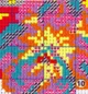 Набір для вишивання за нанесеною на канву схемою October flower. AIDA 14CT printed 17*16 см - зображення 6