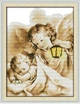 Набір для вишивання за нанесеною на канву схемою The angel in dream. AIDA 14CT printed , 41*52см - зображення 1