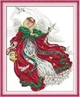 Набір для вишивання за нанесеною на канву схемою "The Flying Pigeon Angel". AIDA 14CT printed 42*51 см - зображення 1