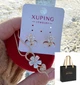 Набір прикрас Xuping Квітка з камінцями 3 в 1 (ланцюжок, кулон, сережки) 18K 77-555 - зображення 2