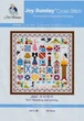 Набор для вышивания по нанесённой на канву схеме "Mending and sewing". AIDA 14CT printed 28*28 см - изображение 2