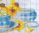 Набор для вышивания по нанесённой на канву схеме "Daisies and blue and white porcelain"AIDA 14CT printed48*43с - изображение 4
