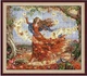 Набор для вышивания по нанесённой на канву схеме "Butterfly Fairy 14". AIDA 14CT printed , 49*43см - изображение 1