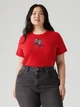 Футболка бавовняна жіноча Levi's 185976450 S Червона (1159853161) - зображення 4