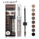 Гель для брів 2 в 1 для фарбування та фіксації HANDAIYAN Brown Gel, двосторонній водостійкий - зображення 2