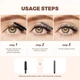 Туш для вій з блискітками PUDAIER Shiny Mascara синій колір - изображение 5