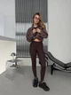 Жіночі однотонні лосини Uaclothes 46-48 Коричневий (like36580-170061350) - изображение 1