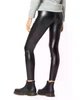 Леггинсы женские HUE Faux Leather Coated Moto High Rise Leggings Black (M) - изображение 2