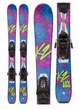 Лижі гірські комплект для підлітків K2 LUV BUG+FDT 4.5 112см Multicolor/black (10B0807.109.1+10B1019.109.1) - изображение 2