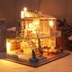 3D конструктор Румбокс «Домашній затишок» з пилозахисним куполом мініатюрний будиночок для складання (DB6625) - зображення 3