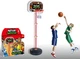 Детское алюминиевое баскетбольное кольцо на стойке Playset максимальная высота 105 см - изображение 2