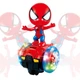 Игрушечная машинка-гироскутер Человек Паук Spider Man светодиодная с музыкальными эффектами игрушка на двух колесах - изображение 3
