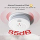 Противопожарная Сигнализация Andyssey GS506 Детектор дыма с заменяемой батареей, длительным сроком службы батареи, 10 лет - изображение 2