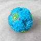 Іграшка для собак DogClub DogBaby М'яч зі звуком та отвором для ласощів 9 см Blue - зображення 1