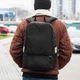 Рюкзак спортивный городской Virat Black с отделом для обуви, Оксфорд 1000D, 26 л, черный, со светоотражателями - изображение 4