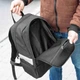 Рюкзак спортивный городской Virat Black с отделом для обуви, Оксфорд 1000D, 26 л, черный, со светоотражателями - изображение 10