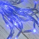 Гірлянда штора водоспад 320LED синій світло 3х2м для прикраси інтер'єру - зображення 9