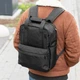 Рюкзак сумка чоловічий PROFI Black чорний міський для ноутбука 15.6 з міцної тканини Cordura та фурнітурою YKK - зображення 2