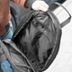 Рюкзак сумка чоловічий PROFI Black чорний міський для ноутбука 15.6 з міцної тканини Cordura та фурнітурою YKK - зображення 12