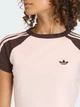 Футболка хлопковая короткая женская Adidas Originals Sst Baby Tee KD3796 L Sandy Pink (4068821909199) - изображение 4