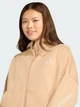 Толстовка на молнии с капюшоном женская Adidas Z.N.E. Fz JY5970 L Бежевая (4068808931335) - изображение 4