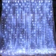 Гірлянда штора світлодіодна 400Led холодний білий 3х2м для прикраси вікон MA422 - зображення 3