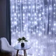 Гірлянда штора світлодіодна 400Led холодний білий 3х2м для прикраси вікон MA422 - зображення 6