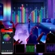 Светодиодная гирлянда-занавес RGB с USB-питанием 400 LED 3x2м с пультом ДУ для новогоднего декора бронзовый Снеговик - изображение 2