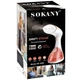 Отпариватель SOKANY SK-3050 мощность 1500Вт объем 260мл ручной вертикальный пароотпариватель белый/красный - изображение 10