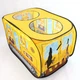 Игровая палатка для детей 110х70 желтая комплект 8 предметов - изображение 4