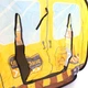 Игровая палатка для детей 110х70 желтая комплект 8 предметов - изображение 6