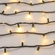 Вулична гірлянда нитка 20м 200LED теплий білий 220В статичний режим для прикраси території - зображення 5