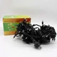 Вулична гірлянда нитка 20м 200LED теплий білий 220В статичний режим для прикраси території - зображення 10