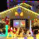 Гірлянда світлодіодна 20м 200 LED мультиколор з пультом для новорічного оформлення ялинки - зображення 3