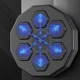 Музыкальная боксерская игра с подсветкой и перчатками для тренировки 40х40 см черный TS-5555 - изображение 4