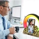 Настільна лампа нічник з бездротовою зарядкою світлодіодна RGB акумуляторний білий AD-2272 з колонкою та будильником - зображення 5
